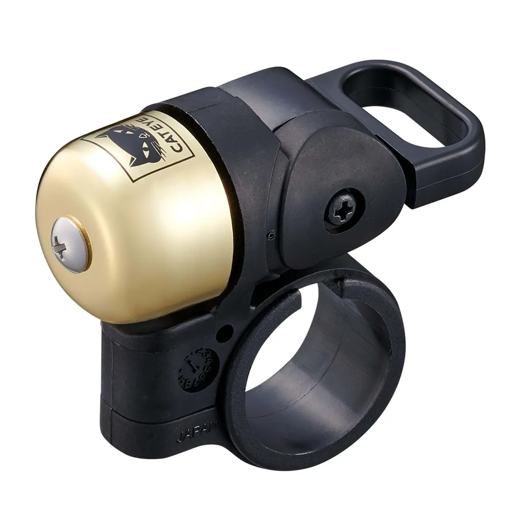uPRISE Bikes Cateye Oh-500 Nido Bell - Black/Gold | Price match, 365 day return s, 18-Month Warranty, Finance Available & Free UK Delivery