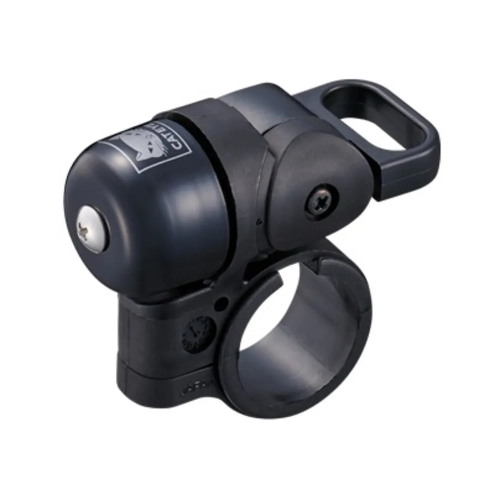 uPRISE Bikes Cateye Nido Flextight Solid Brass Bell - Black | Price match, 365 day returns, 18-Month Warranty, Finance Available & Free UK Delivery