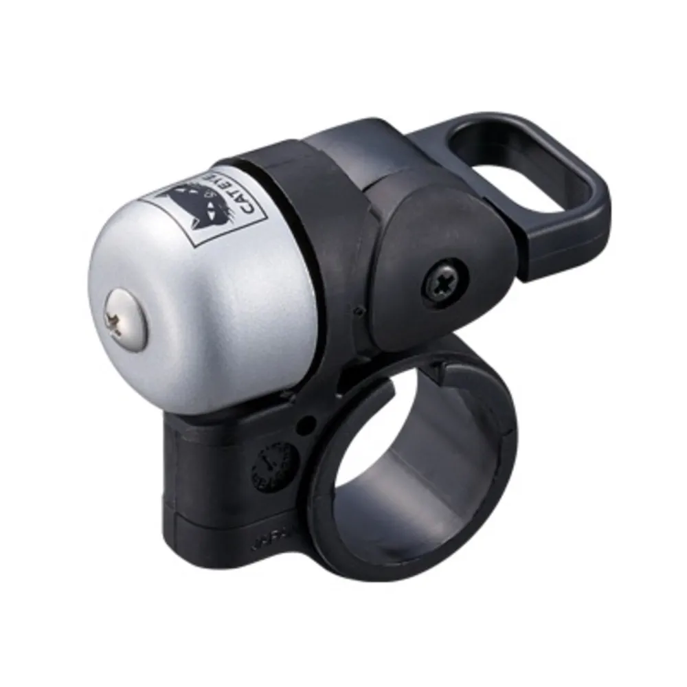 uPRISE Bikes Cateye Nido Flextight Solid Brass Bell - Silver | Price match, 365 day returns, 18-Month Warranty, Finance Available & Free UK Delivery
