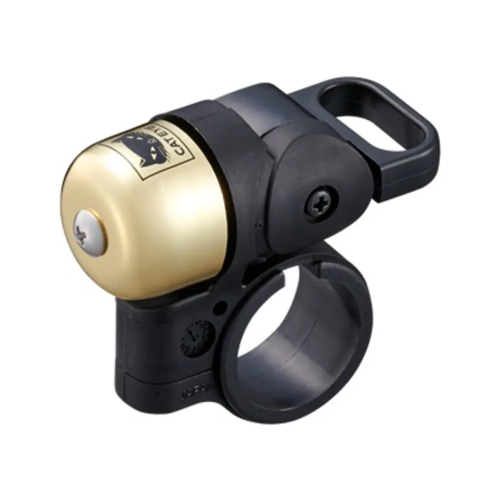 uPRISE Bikes Cateye Nido Flextight Solid Brass Bell - Gold | Price match, 365 day returns, 18-Month Warranty, Finance Available & Free UK Delivery