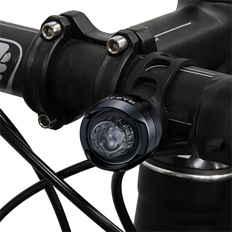 Cateye Orb Rechargeable Front Light - Polished Black-1