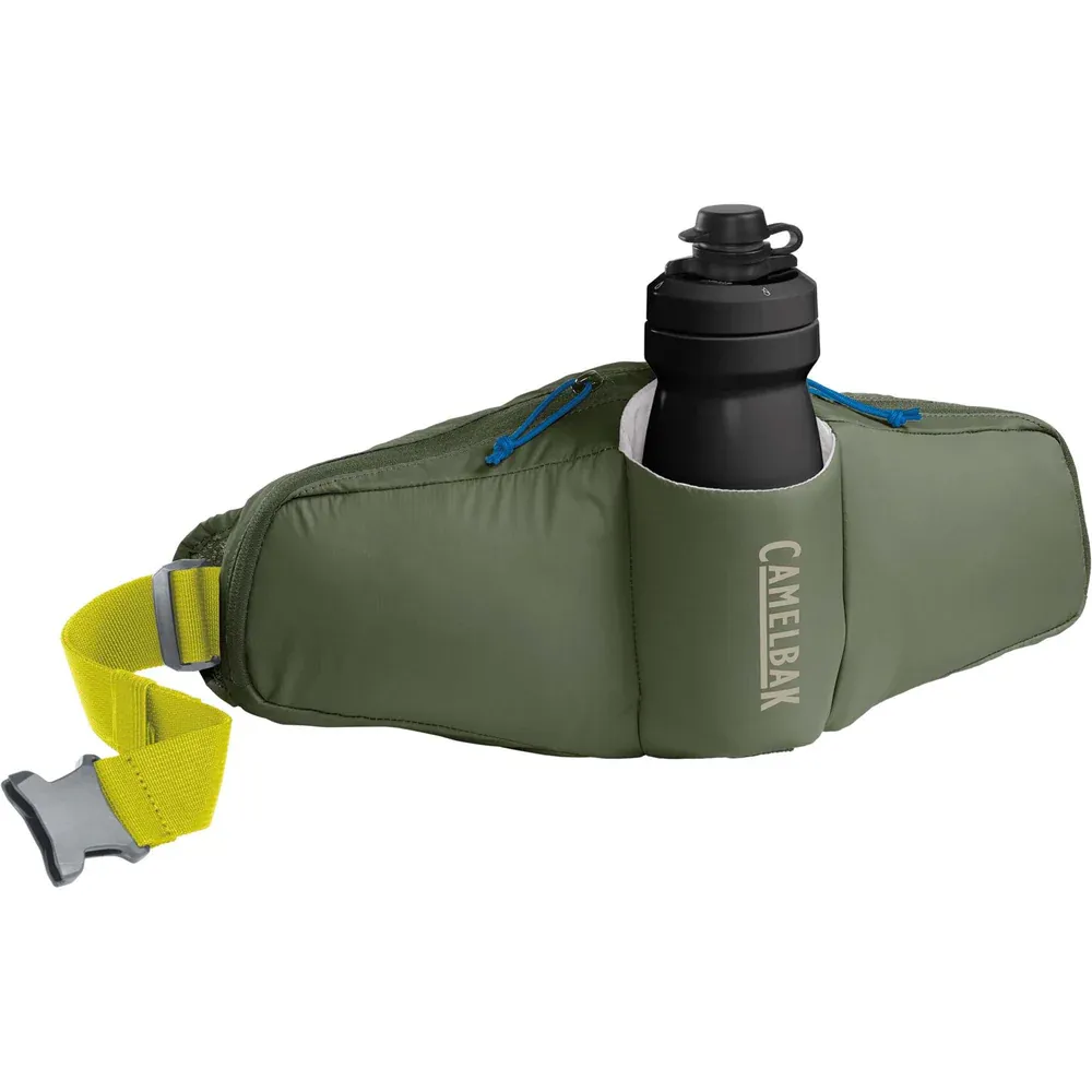uPRISE Bikes Camelbak Podium Flow 2 Waist Pack with Dirt Series Bottle - Dusty Olive | Price match, 365 day return s, 18-Month Warranty, Finance Available & Free UK Delivery