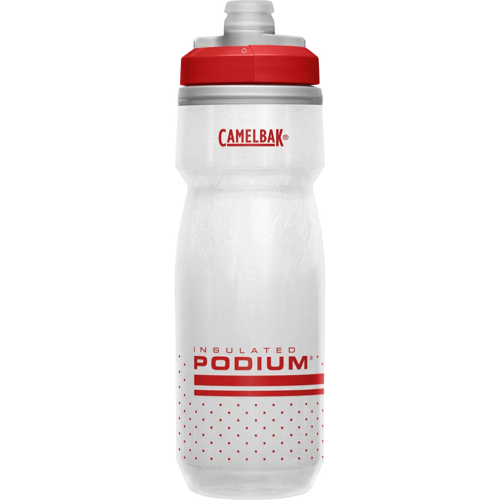 uPRISE Bikes Camelbak Podium Chill Insulated Bottle - 620ml - Fiery Red/White | Price match, 365 day return s, 18-Month Warranty, Finance Available & Free UK Delivery