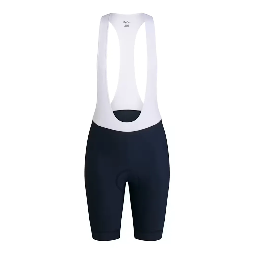 uPRISE Bikes Rapha Core Women's Bib Shorts - Black/White | Price match, 365 day returns, 18-Month Warranty, Finance Available & Free UK Delivery