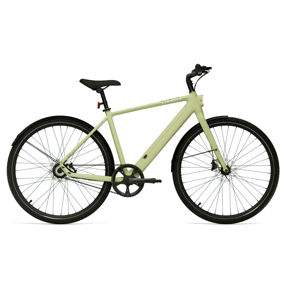 uPRISE Bikes Tenways CGO600 Pro 2025 Electric Hybrid Bike - Avocado Green | Price match, 365 day return s, 18-Month Warranty, Finance Available & Free UK Delivery
