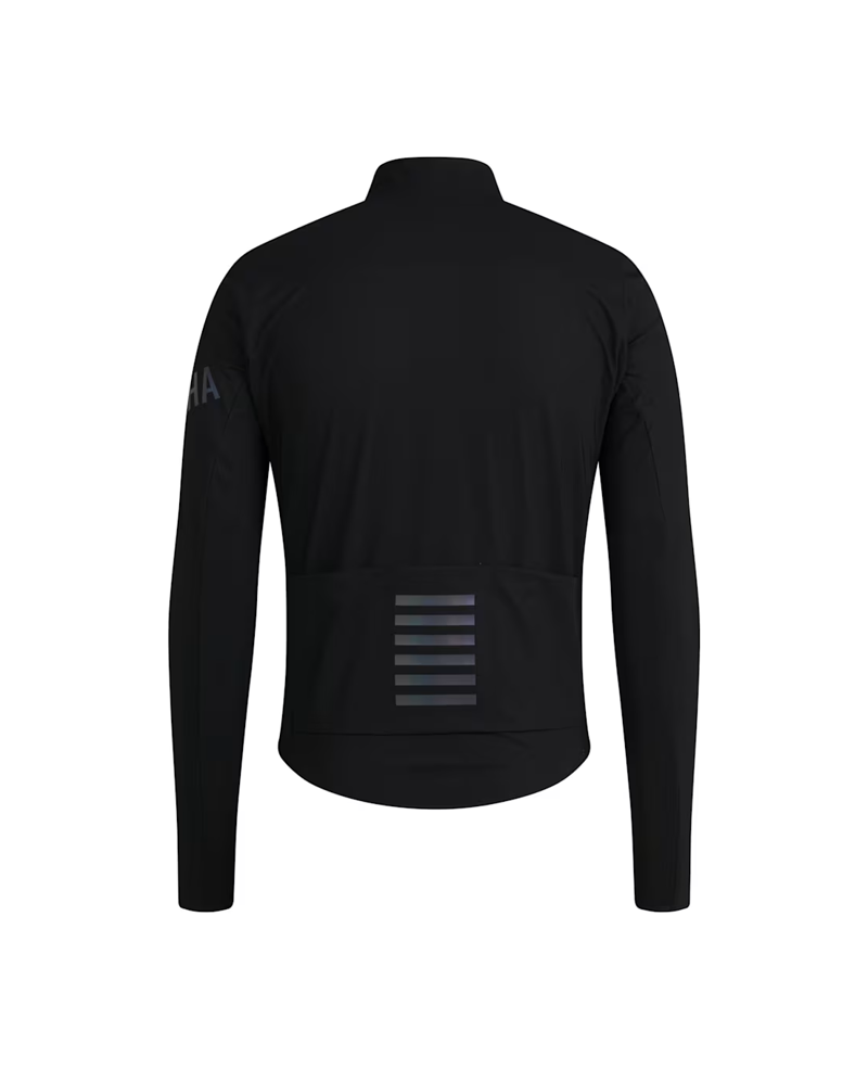 Rapha Pro Team Men's Long Sleeve Shadow Jersey - Black/Rainbow Reflective-1