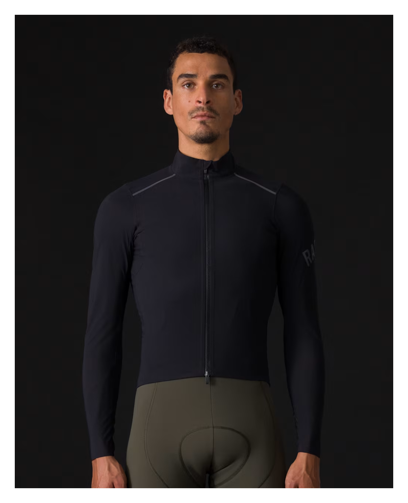 Rapha Pro Team Men's Long Sleeve Shadow Jersey - Black/Rainbow Reflective-2