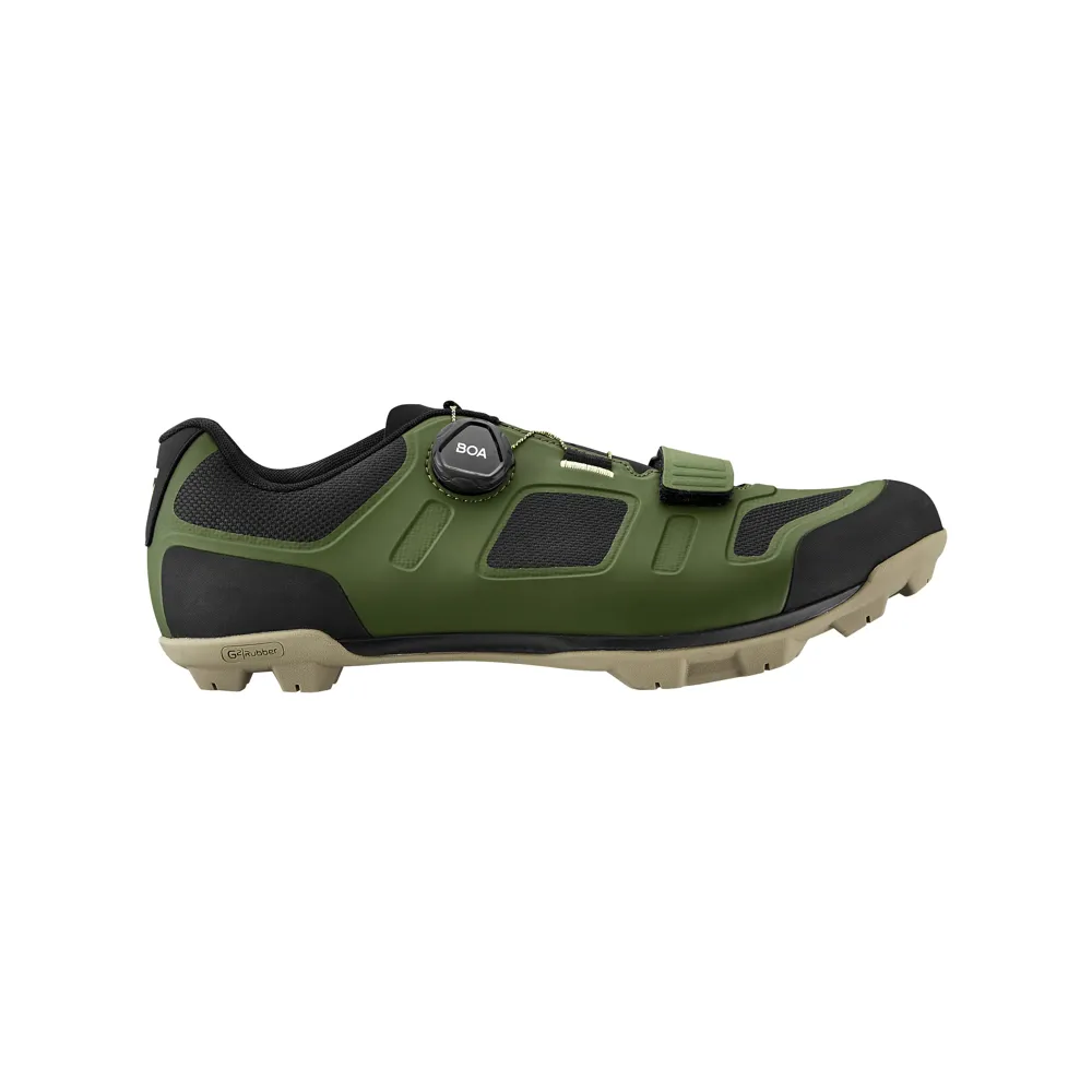 uPRISE Bikes Giant Charge 2 MTB Shoes - Olive Green | Price match, 365 day returns, 18-Month Warranty, Finance Available & Free UK Delivery