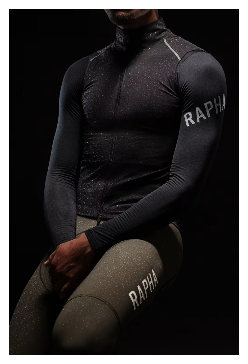 Rapha Pro Team Shadow Men's Gilet - Black/Rainbow Reflective-9