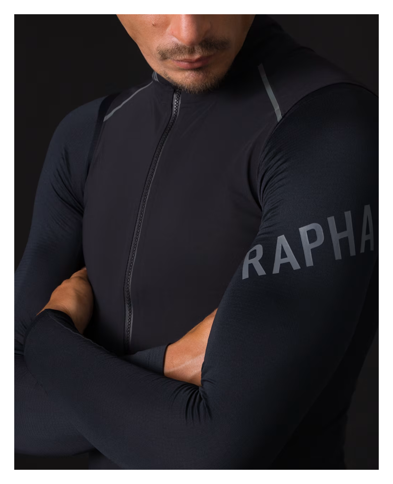 Rapha Pro Team Shadow Men's Gilet - Black/Rainbow Reflective-5