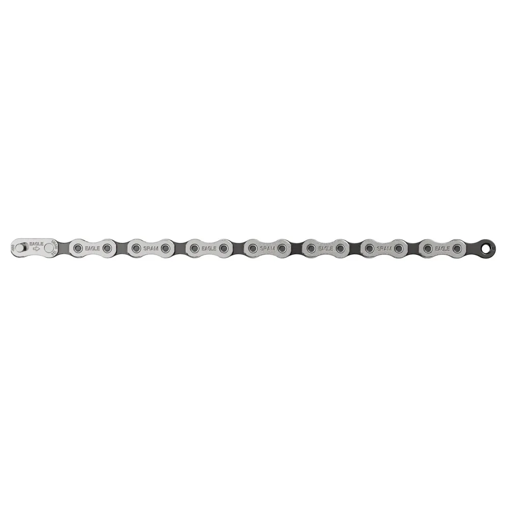 uPRISE Bikes Sram S200 Eagle Drivetrain Solid Pin Powerlock 12-Speed Chain - 126 Links - Silver/Black | Price match, 365 day returns, 18-Month Warranty, Finance Available & Free UK Delivery