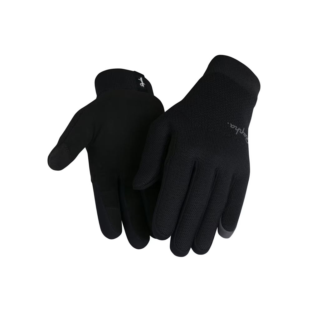 uPRISE Bikes Rapha Merino Long Finger Gloves - Black | Price match, 365 day returns, 18-Month Warranty, Finance Available & Free UK Delivery