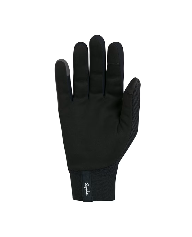 Rapha Merino Long Finger Gloves - Black-2