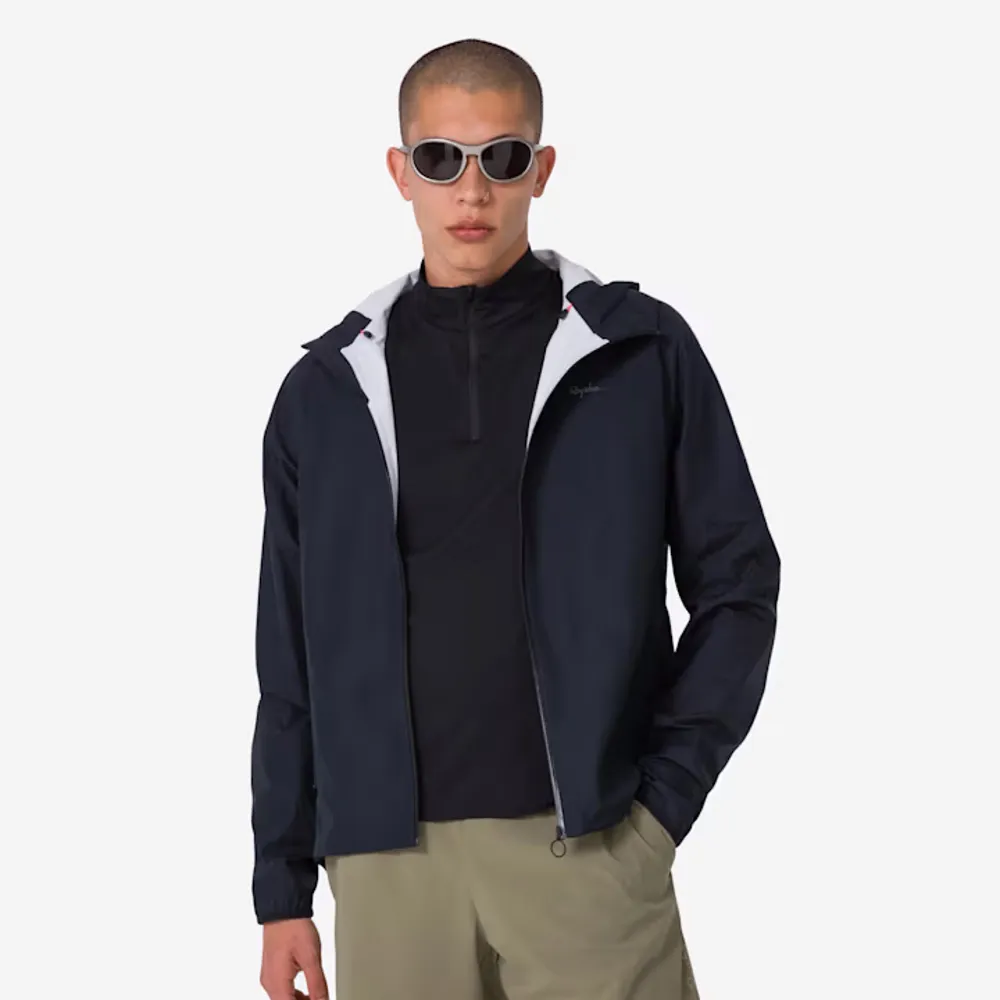 uPRISE Bikes Rapha Commuter Men's Jacket - Black/Silver | Price match, 365 day return s, 18-Month Warranty, Finance Available & Free UK Delivery