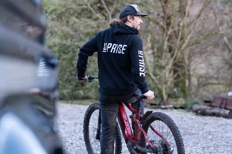 Uprise Unisex Logo Pullover Hoodie - Black-1