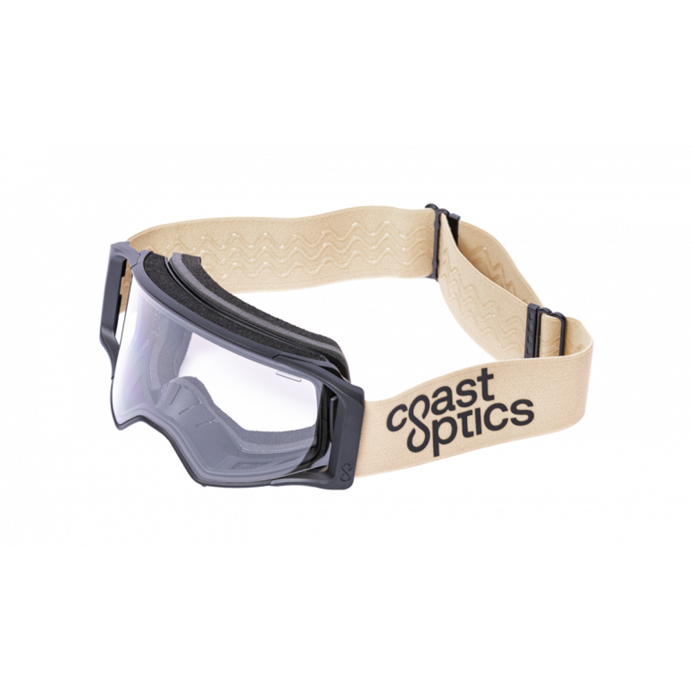 uPRISE Bikes Coast Optics Alta 2 MTB Goggles - Black/Tan Clear Lens | Price match, 365 day returns, 18-Month Warranty, Finance Available & Free UK Delivery