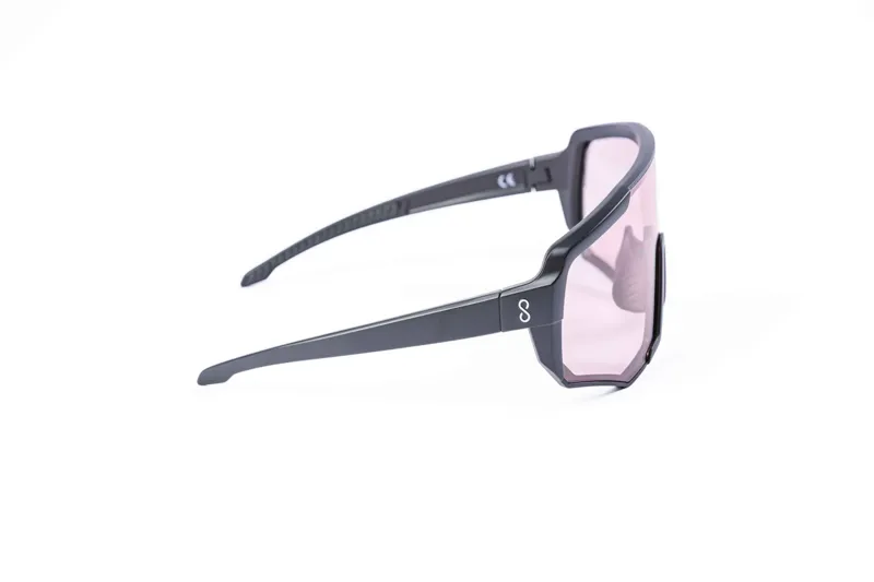 Coast Optics Nita XL Cycling Glasses - Black/Pink + Clear Lens-2