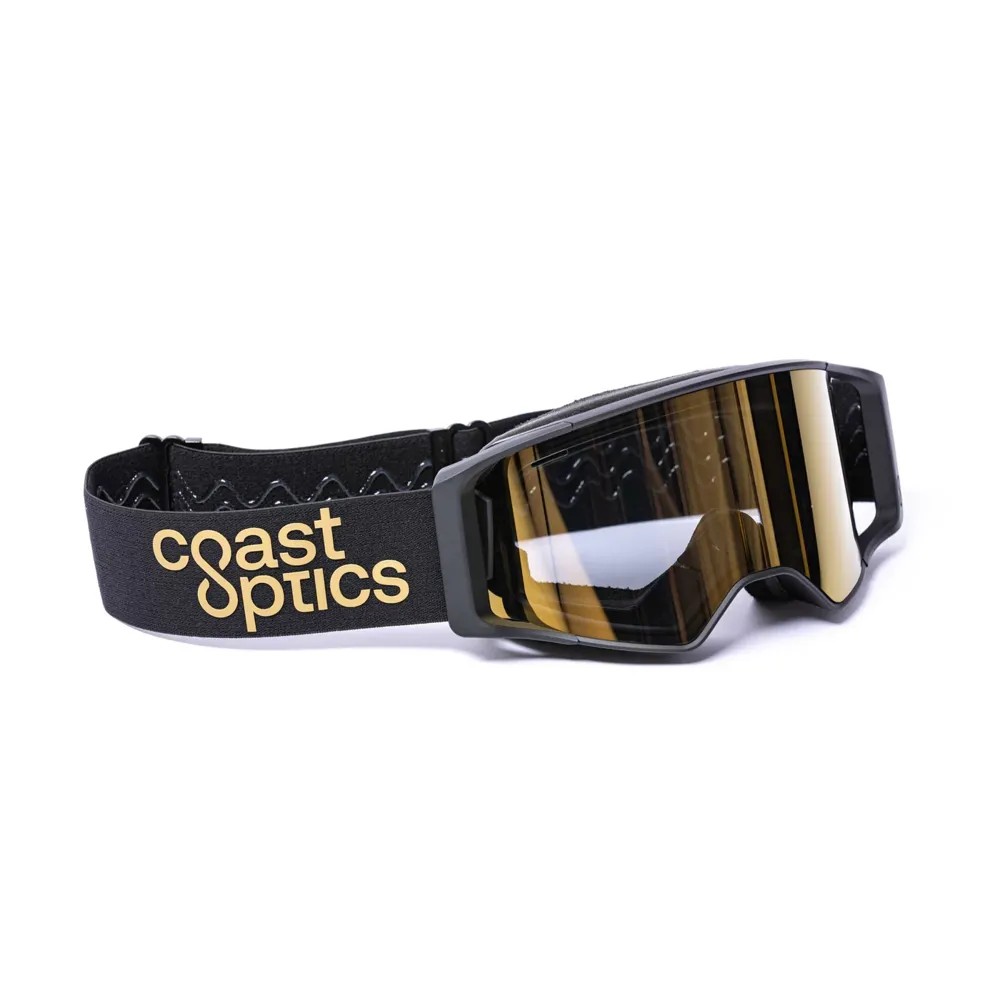 uPRISE Bikes Coast Optics Alta 2 MTB Goggles - Barelli Signature Black/Gold + Clear Lens | Price match, 365 day returns, 18-Month Warranty, Finance Available & Free UK Delivery