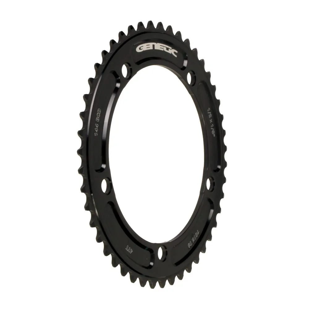 uPRISE Bikes Genetic Tibia Track Chainring - Black - 47T | Price match, 365 day return s, 18-Month Warranty, Finance Available & Free UK Delivery
