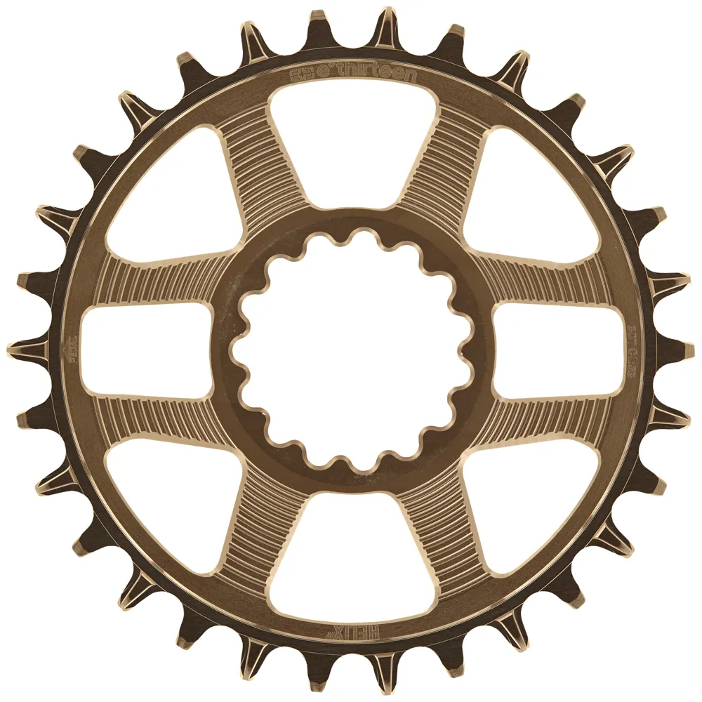 uPRISE Bikes E*Thirteen E-Thirteen Helix R Direct Mount Chainring for Ethirteen Cranks - Bronze | Price match, 365 day return s, 18-Month Warranty, Finance Available & Free UK Delivery