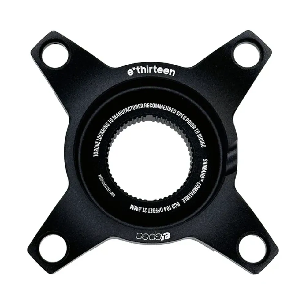 uPRISE Bikes E*Thirteen E-Thirteen e-spec 104BCD Spider for Shimano EP8 - Black | Price match, 365 day return s, 18-Month Warranty, Finance Available & Free UK Delivery