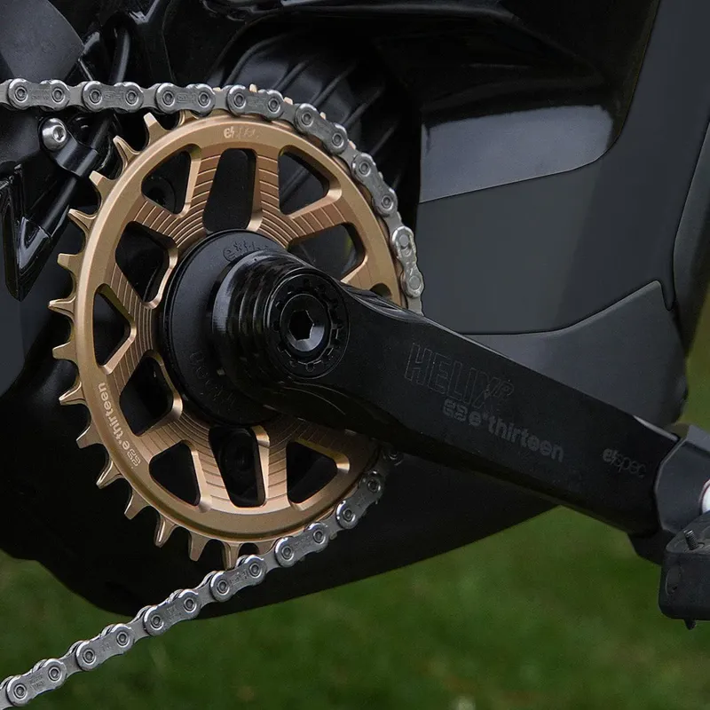 E-Thirteen Helix R E spec Direct Mount 11/12s DJI Avinox Chainring - Bronze-1