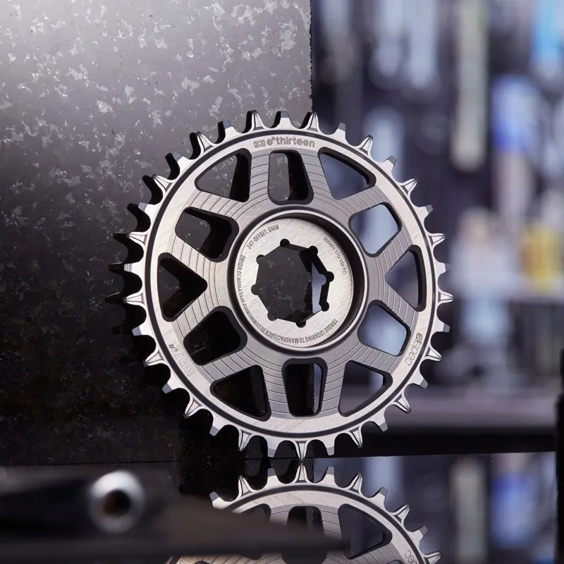 E-Thirteen Helix R E spec Direct Mount 11/12s DJI Avinox Chainring - Silver-1