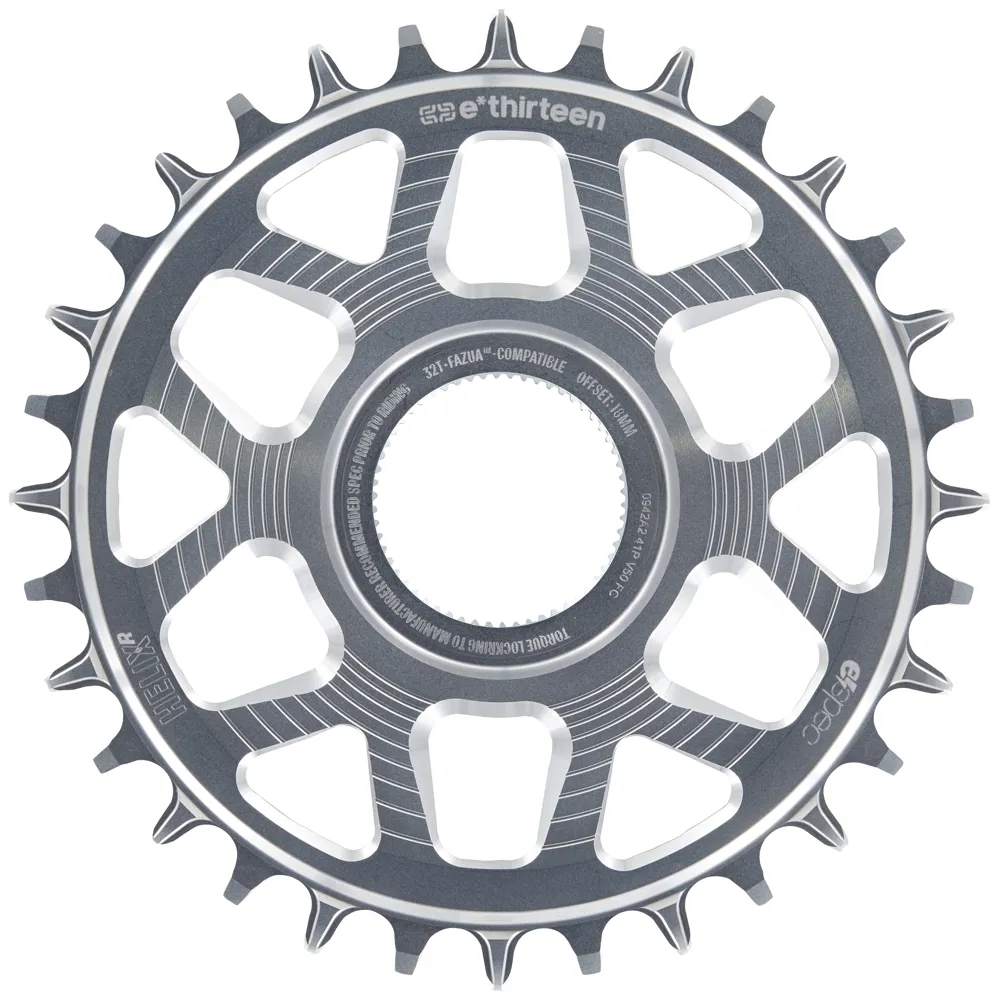 uPRISE Bikes E*Thirteen E-Thirteen Helix R espec Chainring for Fazua Ride 60 - Silver | Price match, 365 day return s, 18-Month Warranty, Finance Available & Free UK Delivery