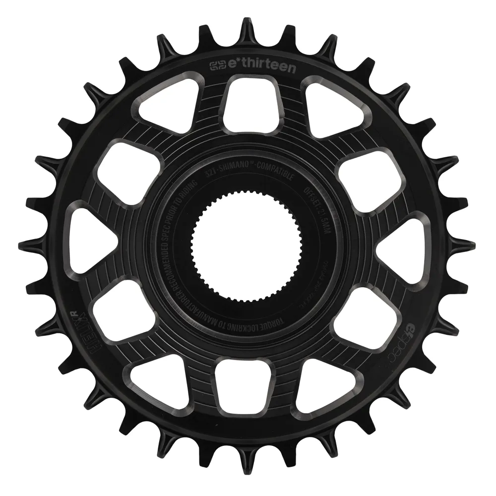 uPRISE Bikes E*Thirteen E-Thirteen Helix R e-spec Chainring for Shimano EP8 - Black | Price match, 365 day return s, 18-Month Warranty, Finance Available & Free UK Delivery