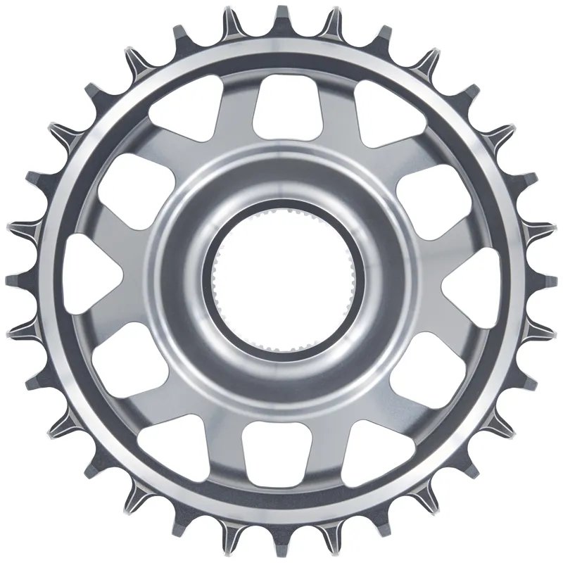 E-Thirteen Helix R e-spec Chainring for Shimano EP8 - Silver-1
