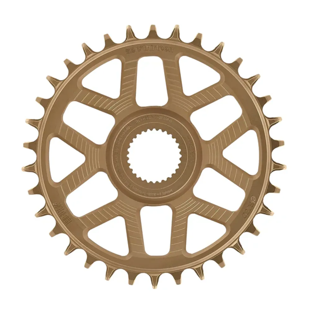 uPRISE Bikes E*Thirteen E-Thirteen Helix R e-spec 15.5mm Chainring for Bosch SX/CX4 - Bronze | Price match, 365 day return s, 18-Month Warranty, Finance Available & Free UK Delivery