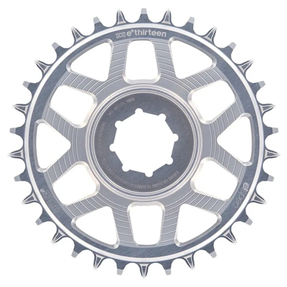 uPRISE Bikes E*Thirteen E-Thirteen Helix R espec Chainring for Turbo Levo 2.1/2.2 - 34T - Silver | Price match, 365 day return s, 18-Month Warranty, Finance Available & Free UK Delivery