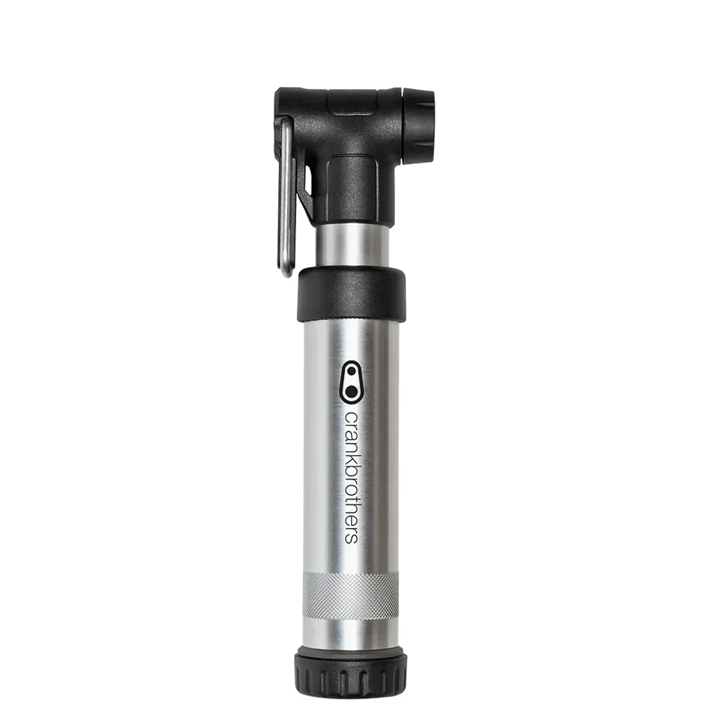 uPRISE Bikes Crank Brothers Gem Short Hand Pump - Silver | Price match, 365 day return s, 18-Month Warranty, Finance Available & Free UK Delivery