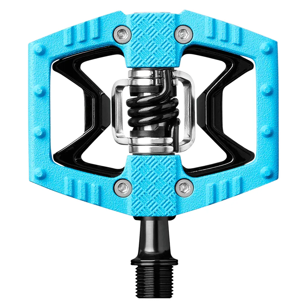 uPRISE Bikes Crank Brothers Double Shot 2 Clipless MTB Pedals - Blue/Black | Price match, 365 day return s, 18-Month Warranty, Finance Available & Free UK Delivery