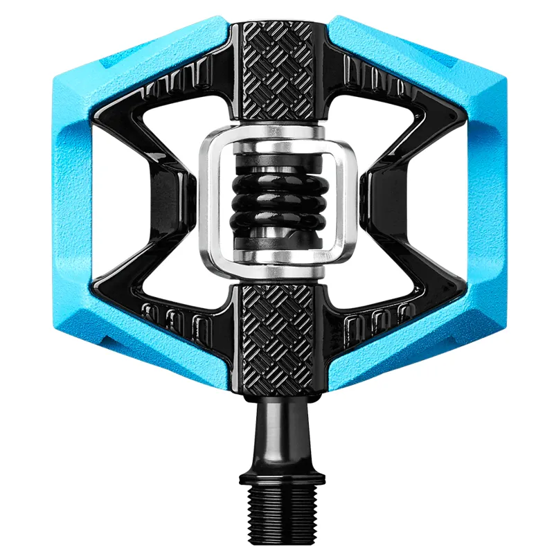 Crank Brothers Double Shot 2 Clipless MTB Pedals - Blue/Black-1