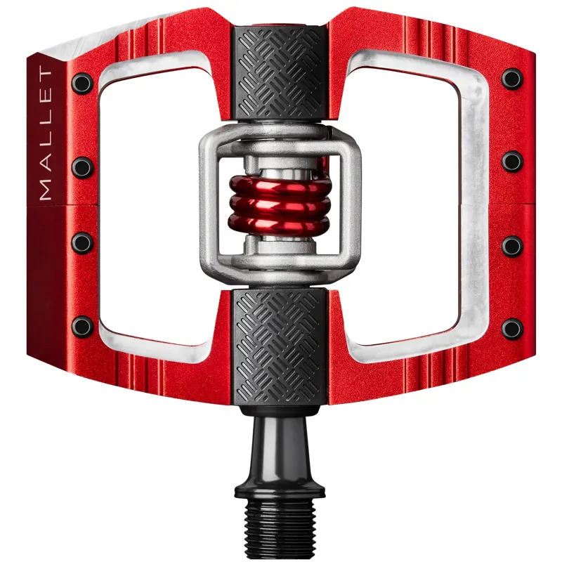 Crank Brothers Mallet DH Clipless MTB Pedals - Red