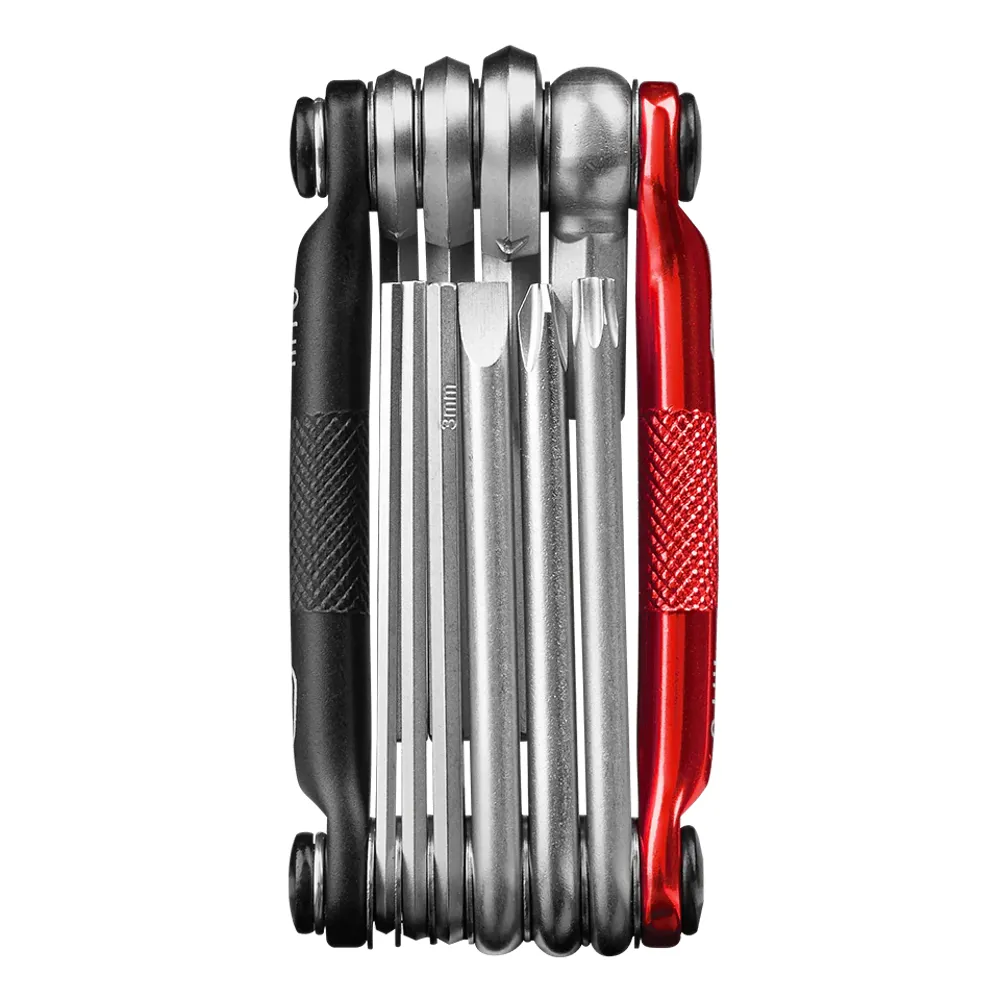 uPRISE Bikes Crank Brothers Multi 10 Multi Tool - Black/Red | Price match, 365 day return s, 18-Month Warranty, Finance Available & Free UK Delivery