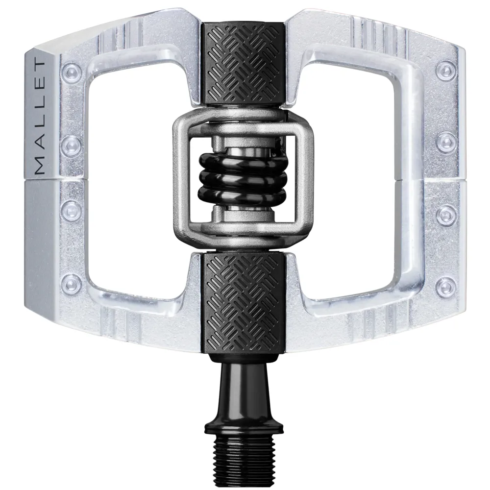 uPRISE Bikes Crank Brothers Mallet DH Clipless MTB Pedals - Silver | Price match, 365 day return s, 18-Month Warranty, Finance Available & Free UK Delivery