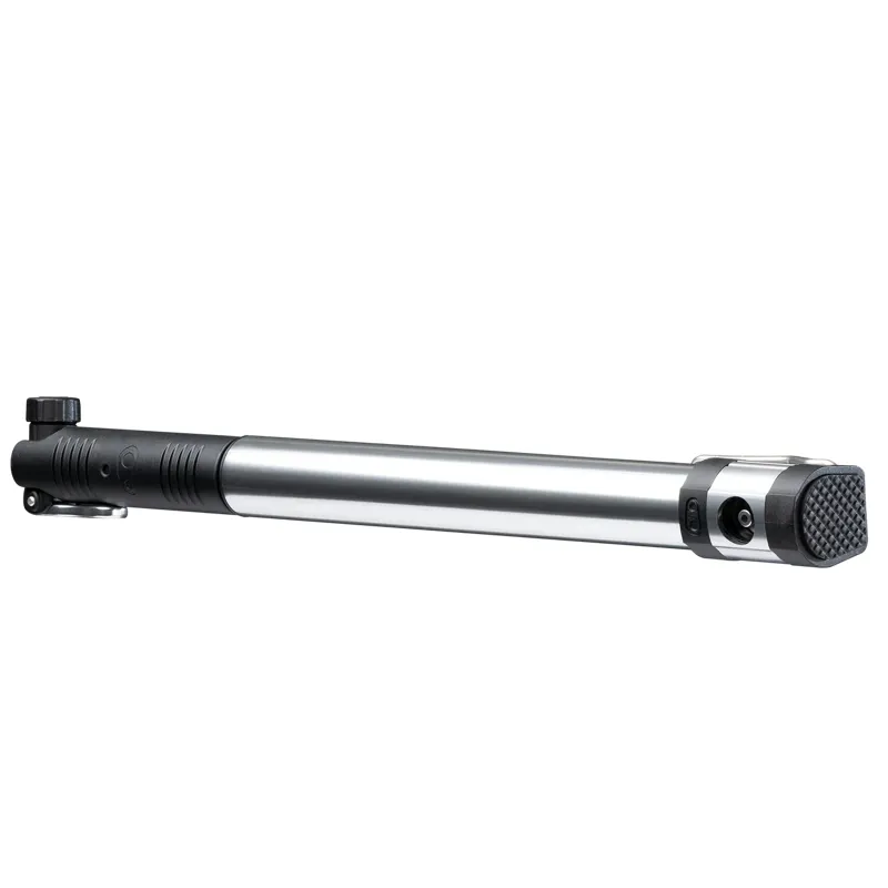 Crank Brothers Klic Mini Floor Pump - Silver/Black-3