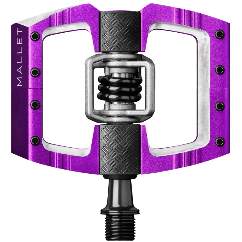 Crank Brothers Mallet DH Clipless MTB Pedals - Purple