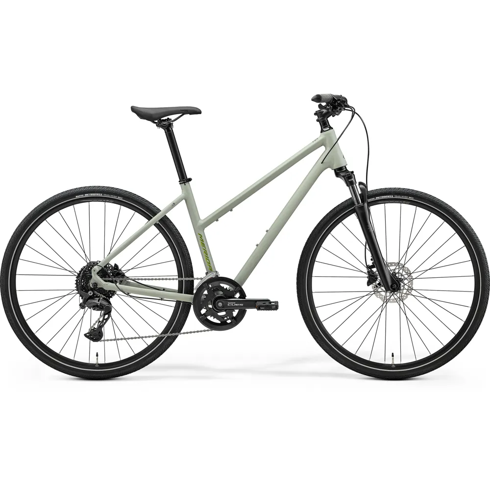 uPRISE Bikes Merida Crossway 300 Women's Hybrid Bike - Early Moss Grey | Price match, 365 day return s, 18-Month Warranty, Finance Available & Free UK Delivery