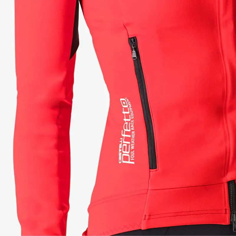Castelli Perfetto RoS 2 Women's Jacket - Hibiscus/Silver Reflex-6