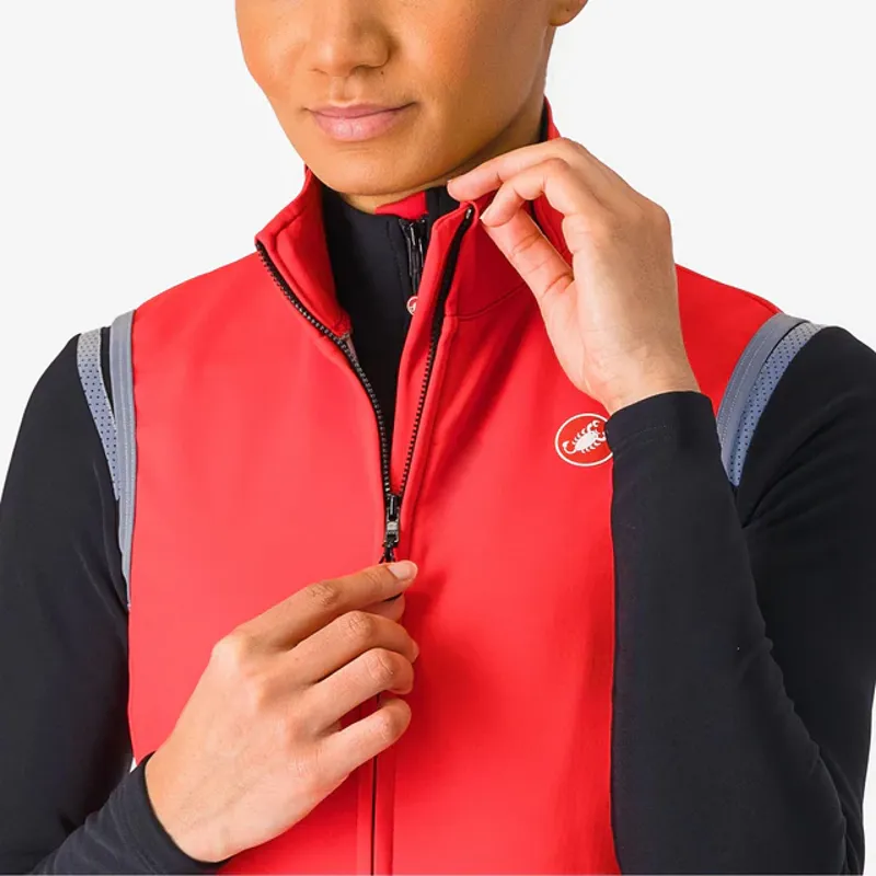Castelli Perfetto RoS 2 Women's Vest - Hibiscus-2