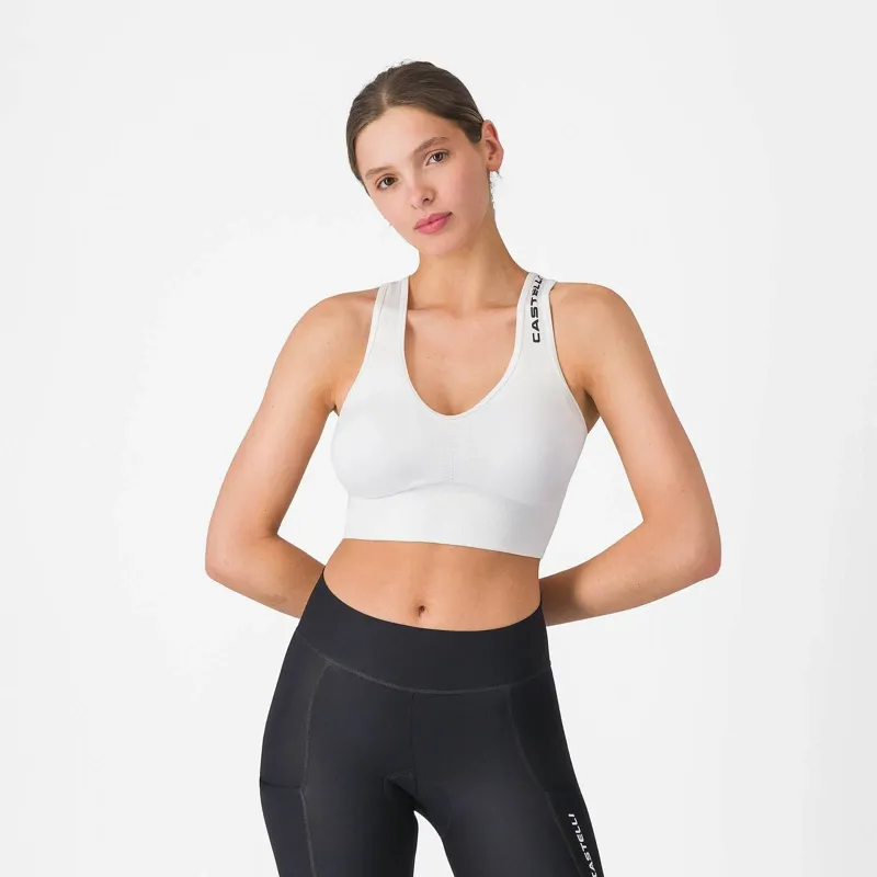 Castelli Comfort Travel Women's Crop Top - White 