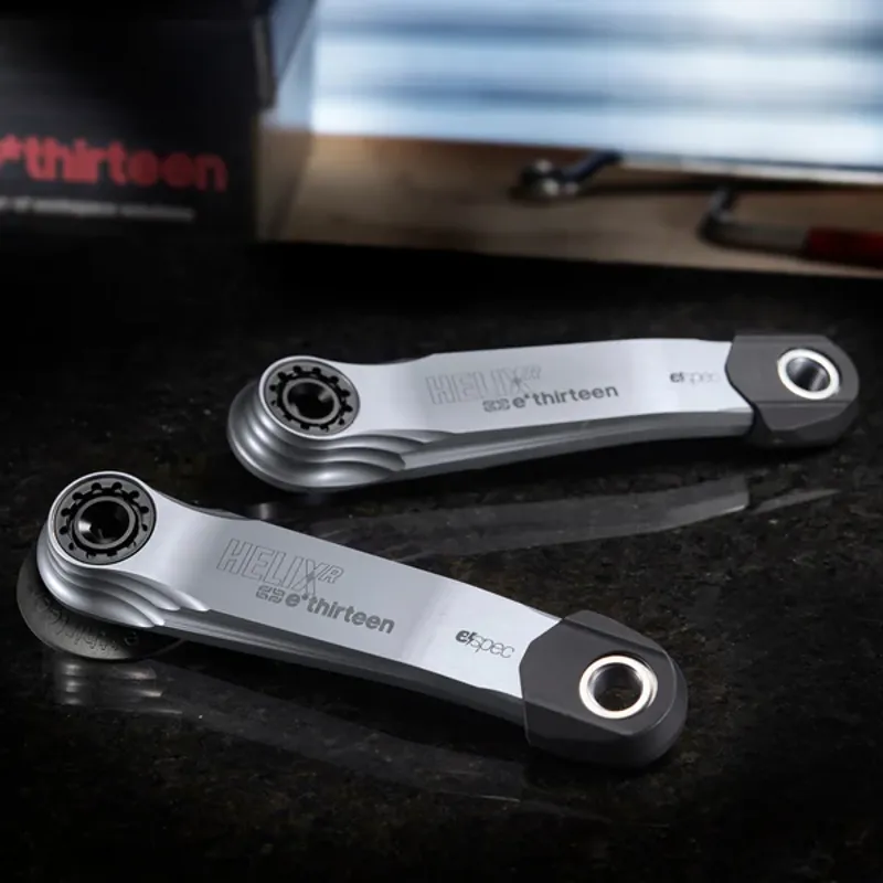 E-Thirteen Helix Race Alloy e-spec Cranks for Bosch/Brose/TQ - Silver-2