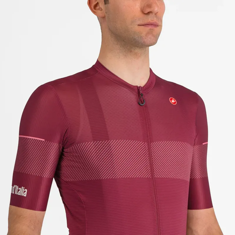 Castelli Giro Trofeo Men's Short Sleeve Jersey - Granata-2