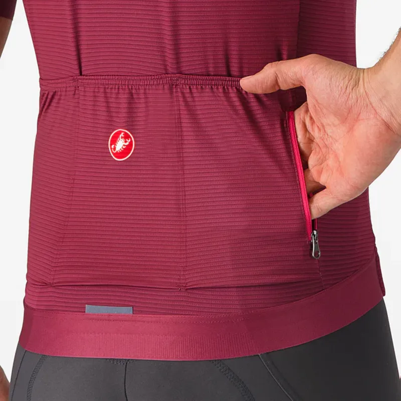 Castelli Giro Trofeo Men's Short Sleeve Jersey - Granata-5