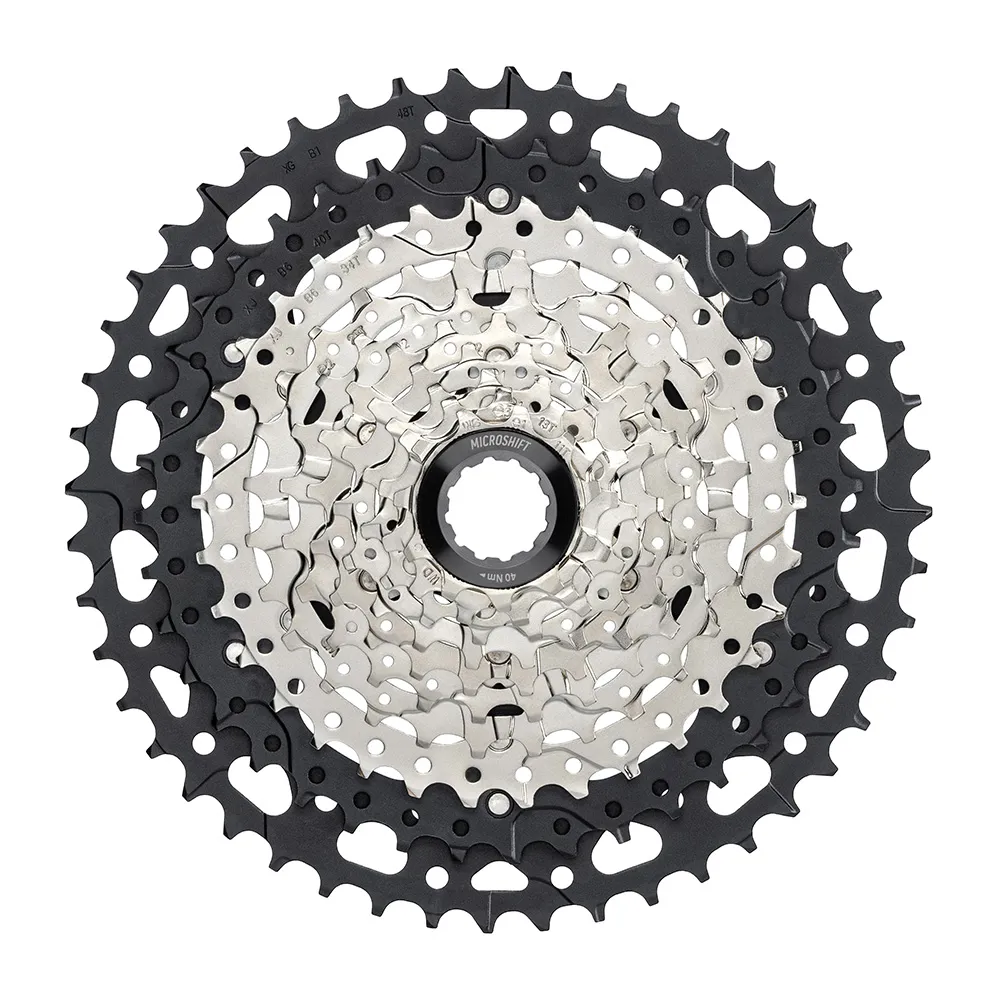 uPRISE Bikes Microshift CS-EG106 Advent MX 10 Speed Cassette - 11-48T - Shimano HG | Price match, 365 day returns, 18-Month Warranty, Finance Available & Free UK Delivery