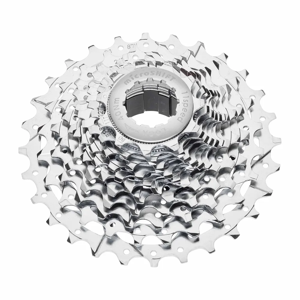 uPRISE Bikes Microshift CS-G110 G-Series 11 Speed Cassettes - Chrome | Price match, 365 day returns, 18-Month Warranty, Finance Available & Free UK Delivery