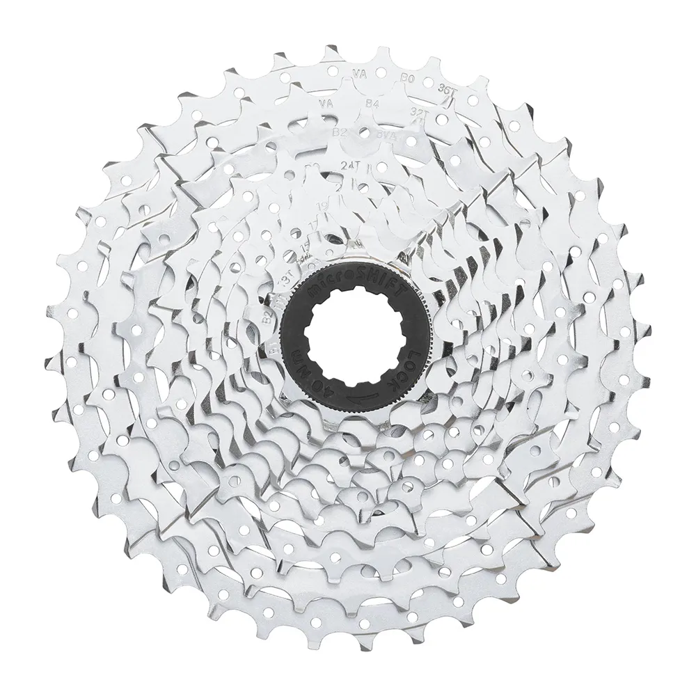 uPRISE Bikes Microshift CS-H100 H-Series 10 Speed Cassettes - Silver | Price match, 365 day returns, 18-Month Warranty, Finance Available & Free UK Delivery